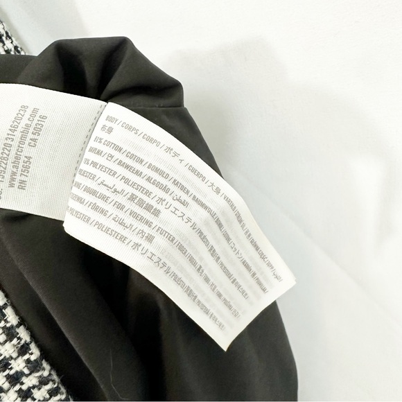 Abercrombie and Fitch Houndstooth Plaid Jumper Dress - Picture 9 of 9